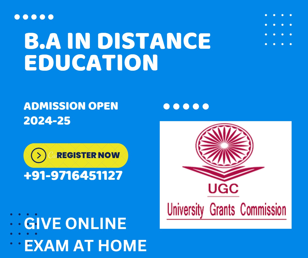 B.A IN DISTANCE EDUCATION
