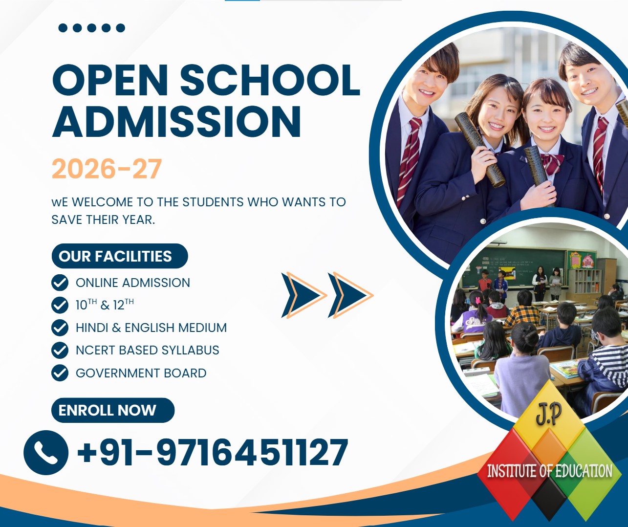 OPEN SCHOOL ADMISSION 2026-27