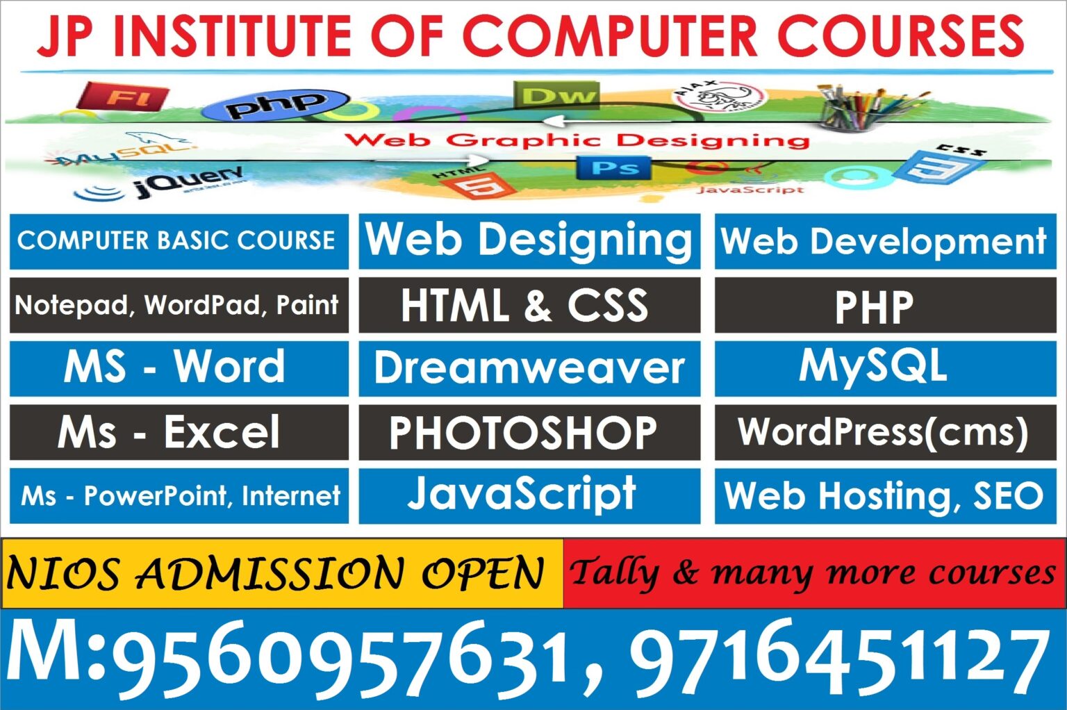 Basic Computer Course & Website and Digital Marketing course in aya nagar