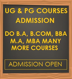 ug & pg courses admission