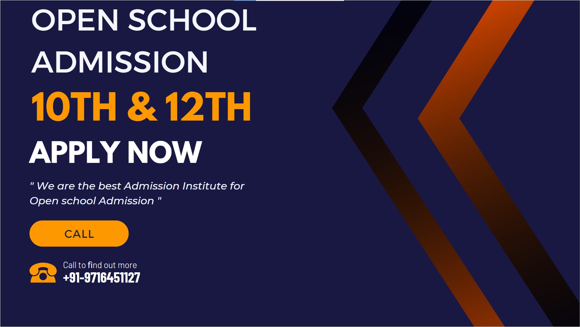 Nios Admission In Stream 1 & 2 For 10th & 12th Class