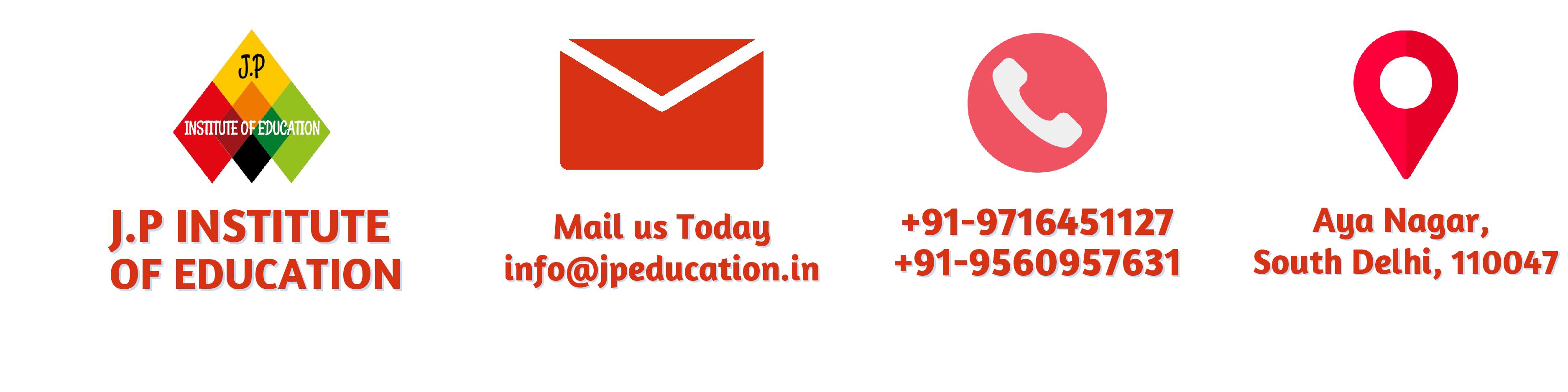 J.P INSTITUTE OF EDUCATION