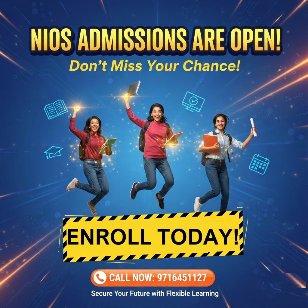 LAST CHANCE TO APPLY ADMISSION IN NIOS