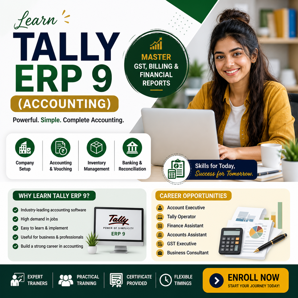 Learn practical accounting with Tally ERP