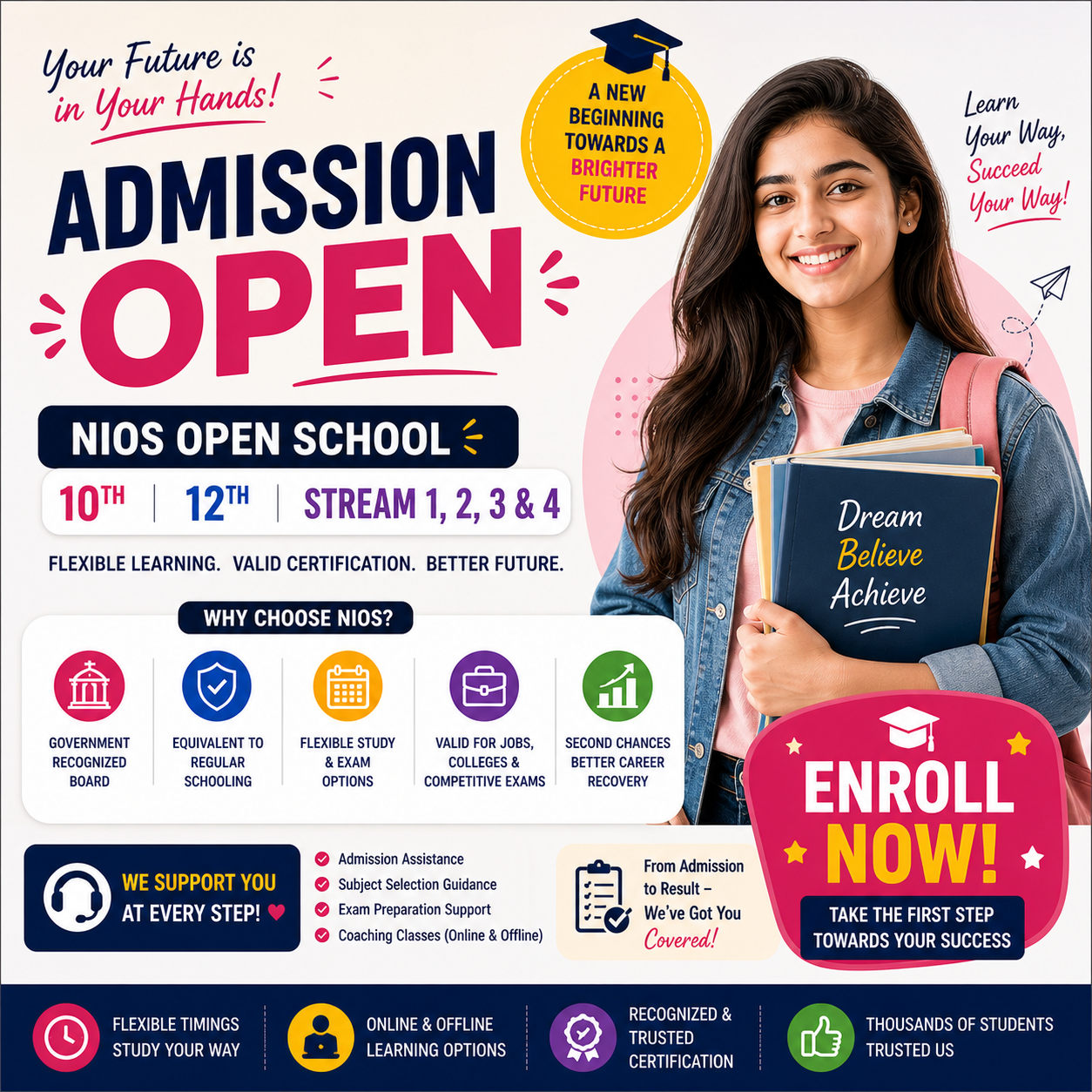 Your future begins with NIOS admission