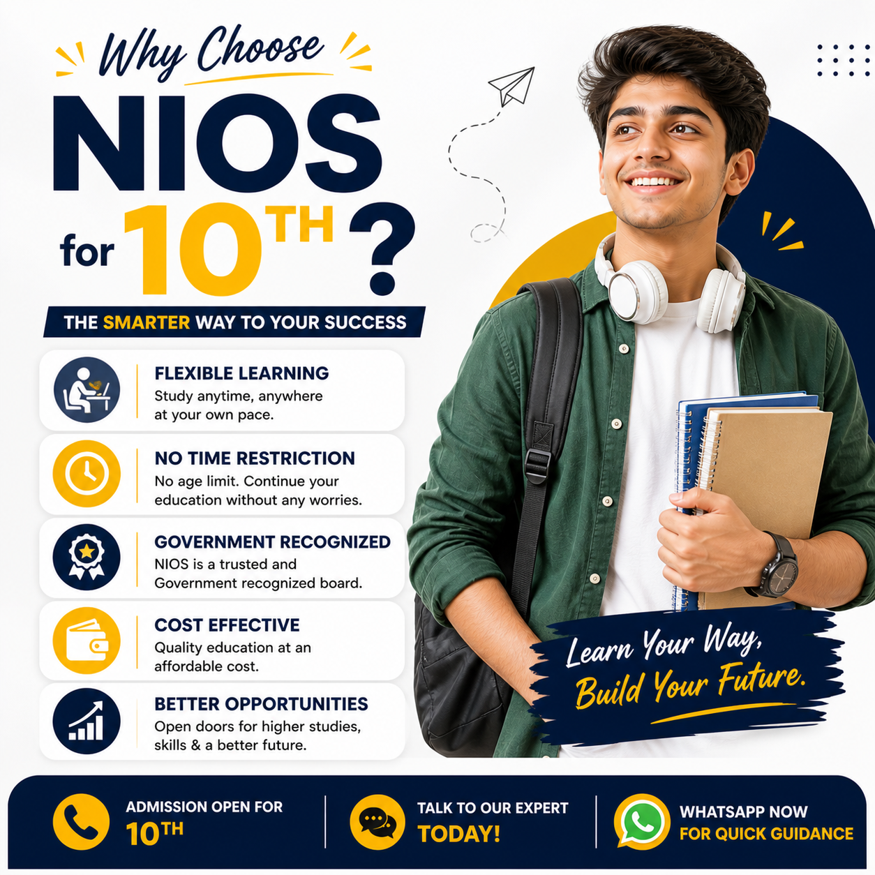 Why choose NIOS for 10th?