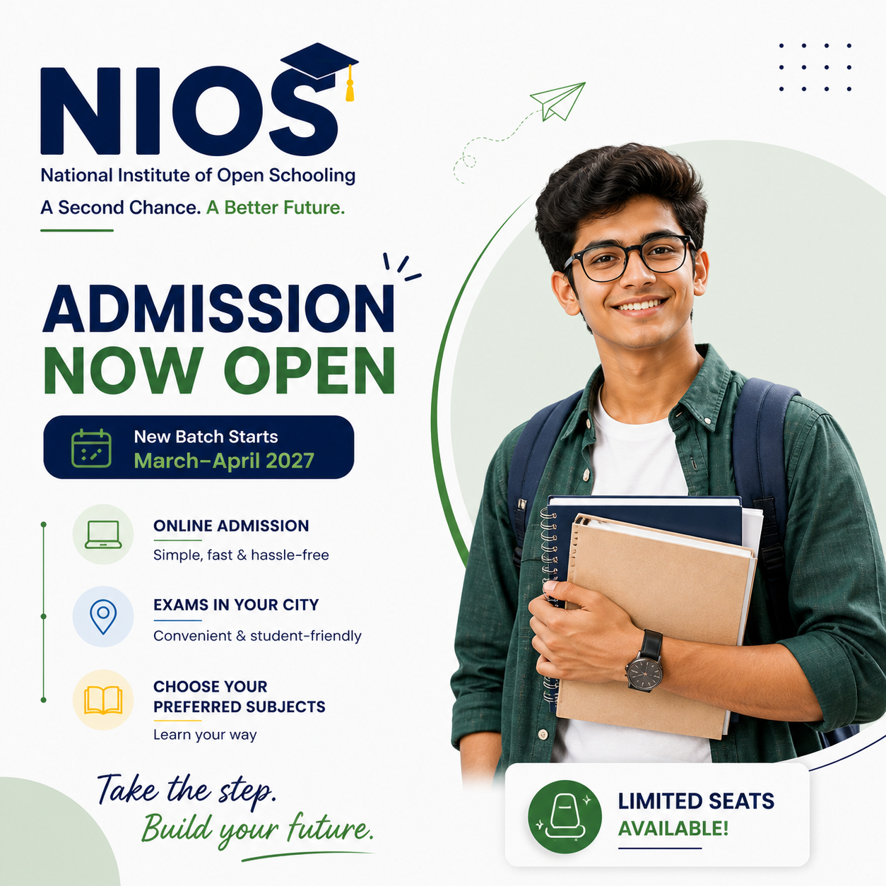 NIOS 12th Admission