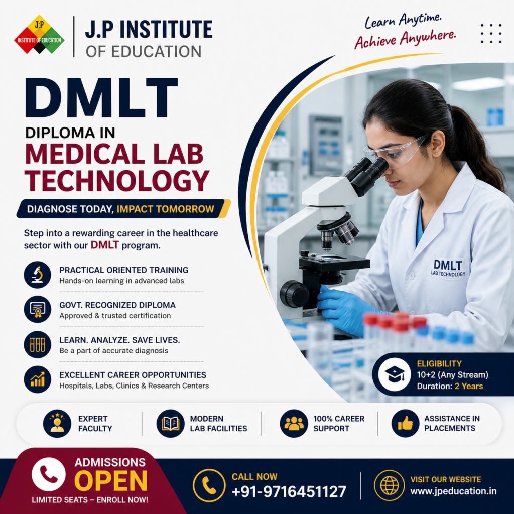 DMLT program at J.P Institute